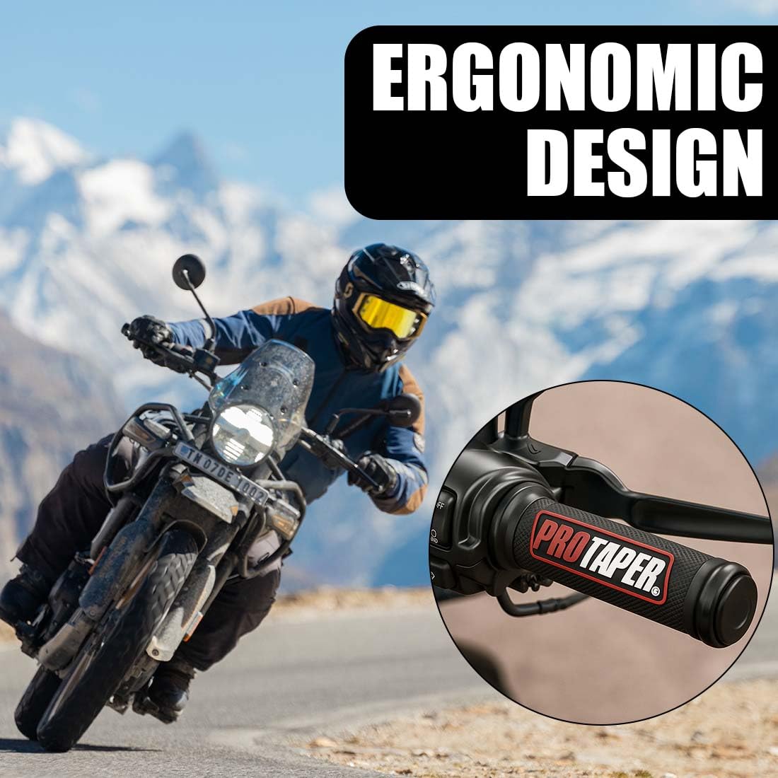 Manopola in gel per manubrio di motocicletta, Manubrio Gomma Freno Manopole, da 7/8", per K.T.M CRF EXC YZF Protaper Pro Conica Motocross Dirt Pit Bike
