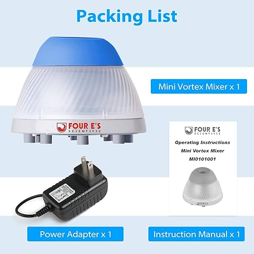 Miniatura 6 de FOUR E'S SCIENTIFIC Mezclador de pintura Vortex de 5000 RPM, modo táctil de mezcla rápida para pintura en miniatura, adhesivo de extensiones de
