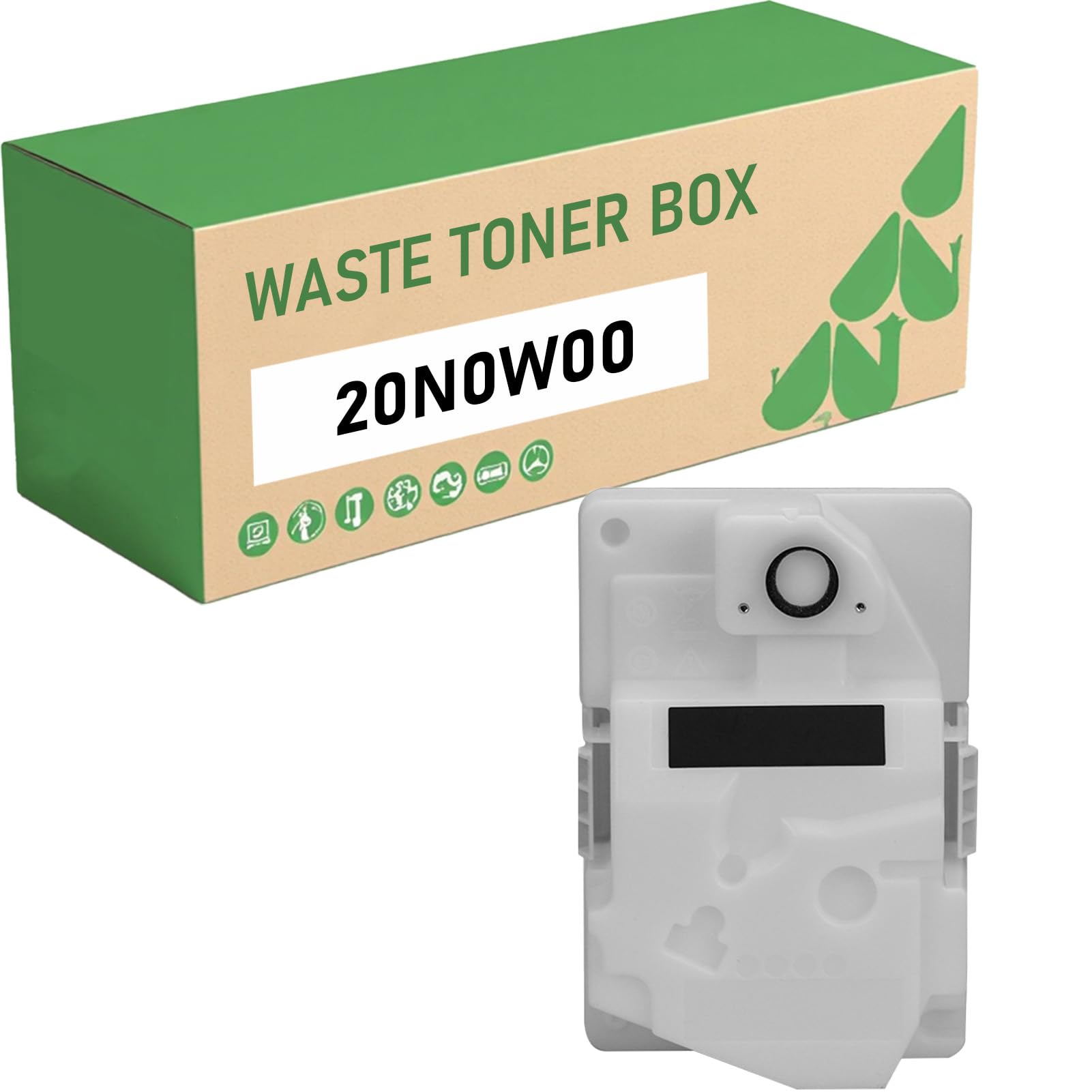 Compatible pour Lexmark 20N0W00 Boîte De Toner Usagé, pour Imprimante C2326 XC2326 C3224dw C3326dw C3426dw MC3224 MC3326i MC3426i CS331 CS431 CX331 CX431 MC3426 1-Pack