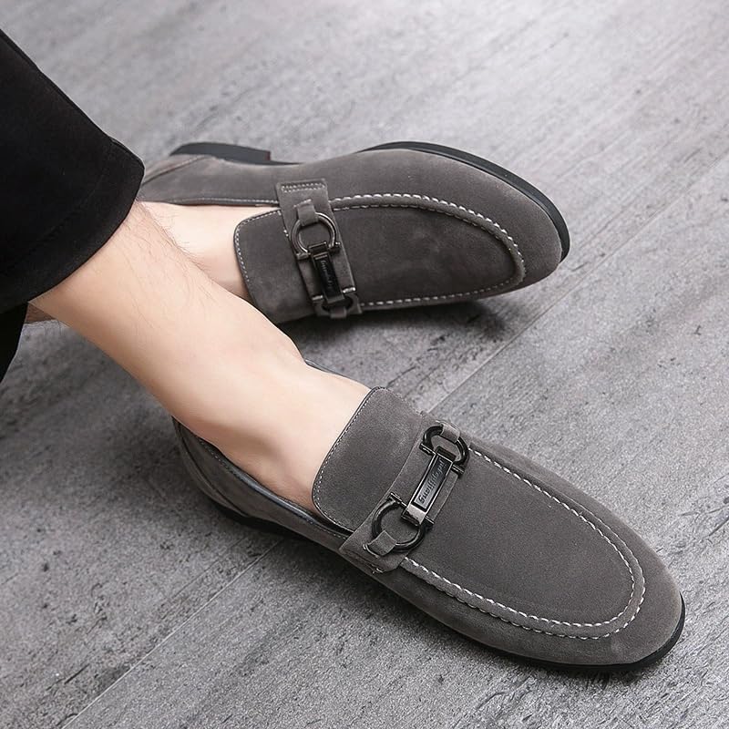 Casual Slip-on Shoes Moc Toe Mens Tassel Resistant Slip On Genuine Leather Work2