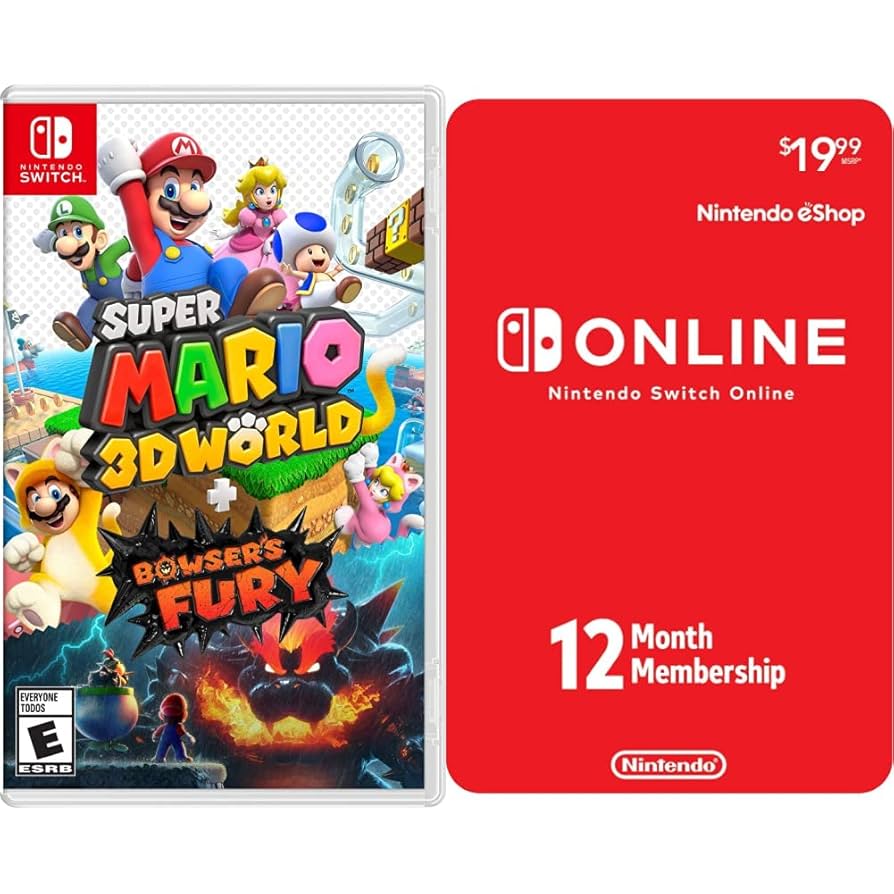 Nintendo Switch Nintendo Switch Super Mario 3D Nintendo Switch Super Mario 3D World + Bowser's Fury Game