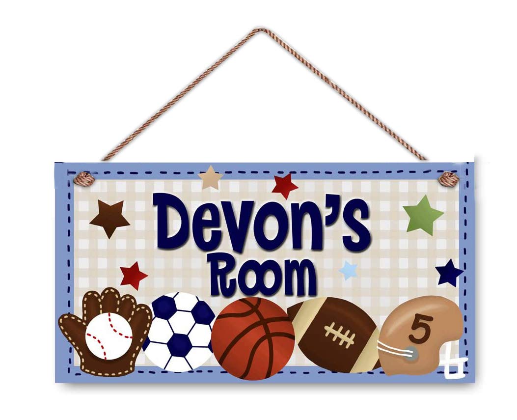 AJHERO Sports Personalized Sign