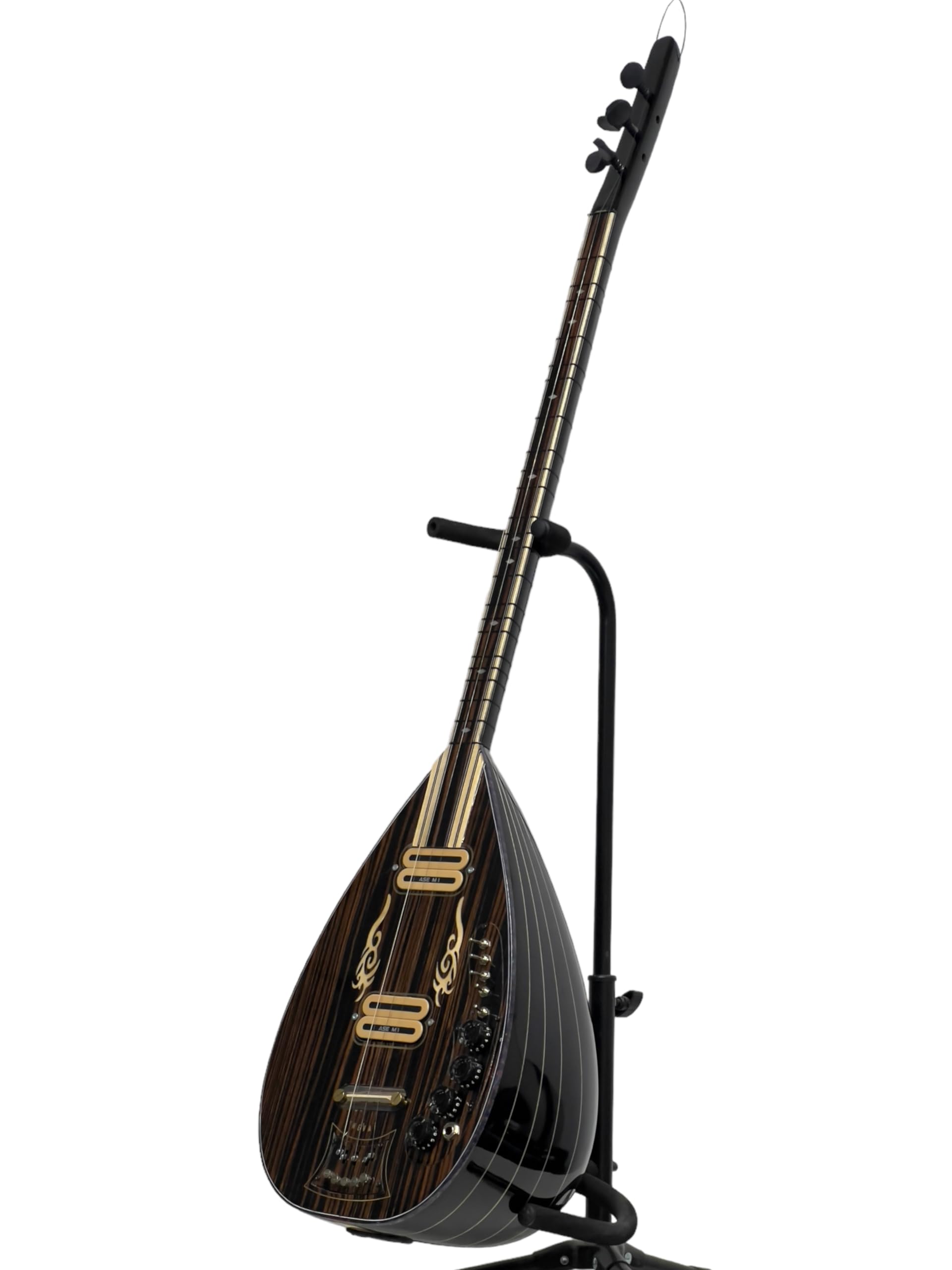 Saz Baglama électrique avec effet phaseur avec sac et mizrap