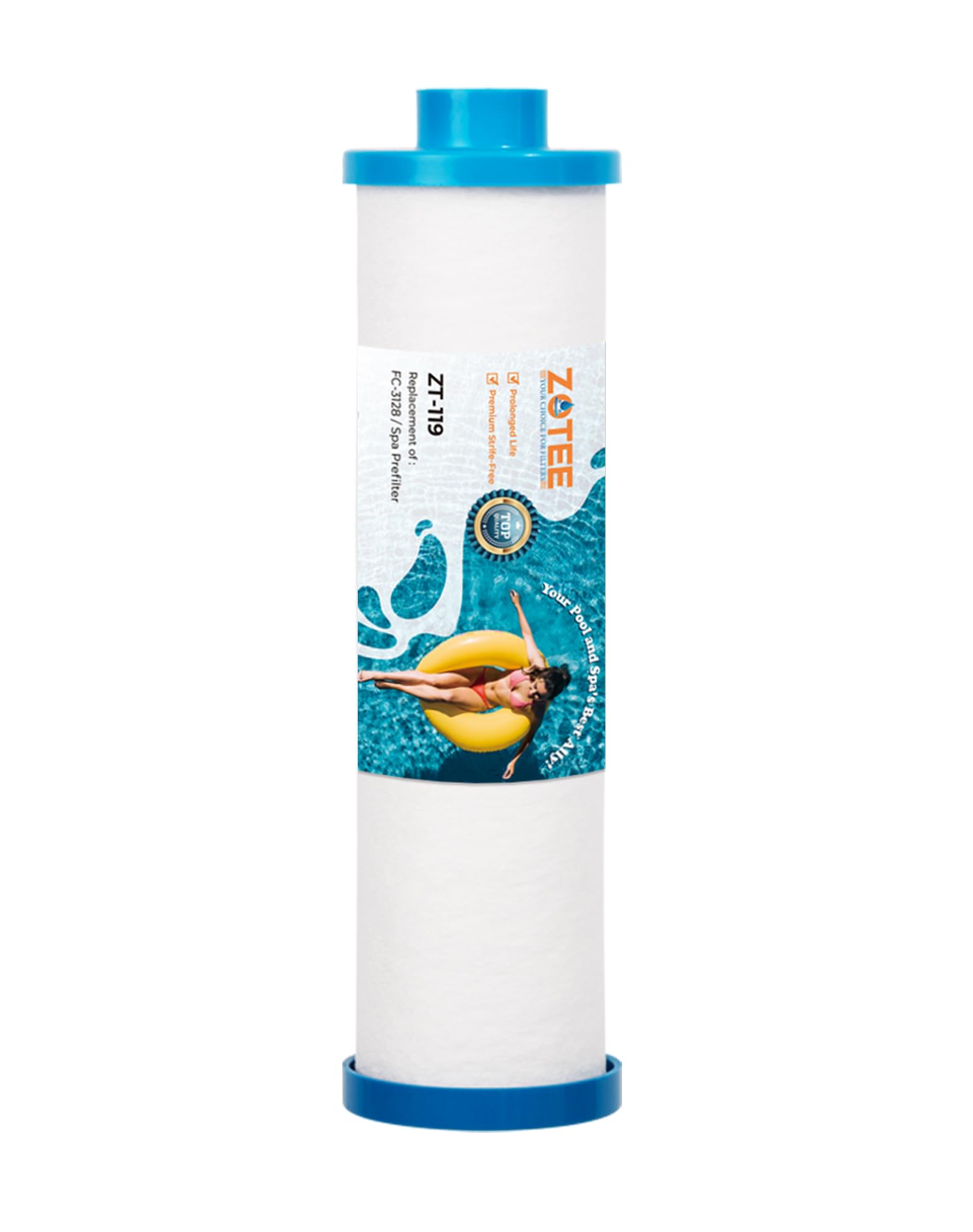 ZOTEE El cartucho de filtro de spa de bañera caliente reemplaza Filbur FC-3128 Pleatco PPS2100,Filtro de manguera ZT-119 para llenar bañera de hidromasaje