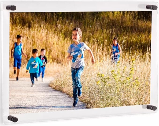 (18" x 24") Clear Acrylic Wall Mount Floating Picture