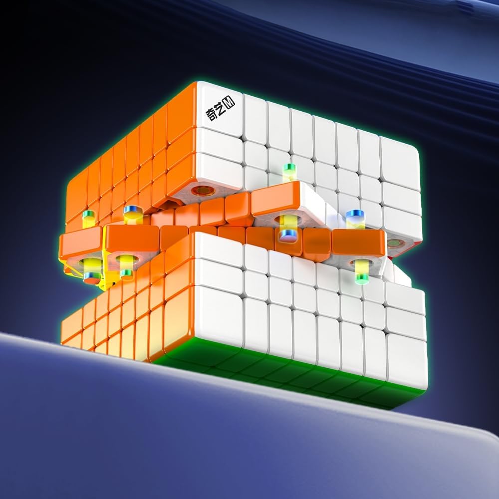 Bukefuno QY Magnetic 8x8 Speed Cube 64MM Magic Stickerless 8M Education Toys Puzzle Cube 2025 QY 8x8x8 Professional Magnetic Cube