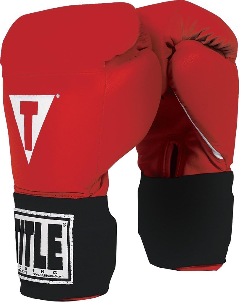 Title Masters USA Boxing Competition Gloves (Elastic), Red, 16 oz