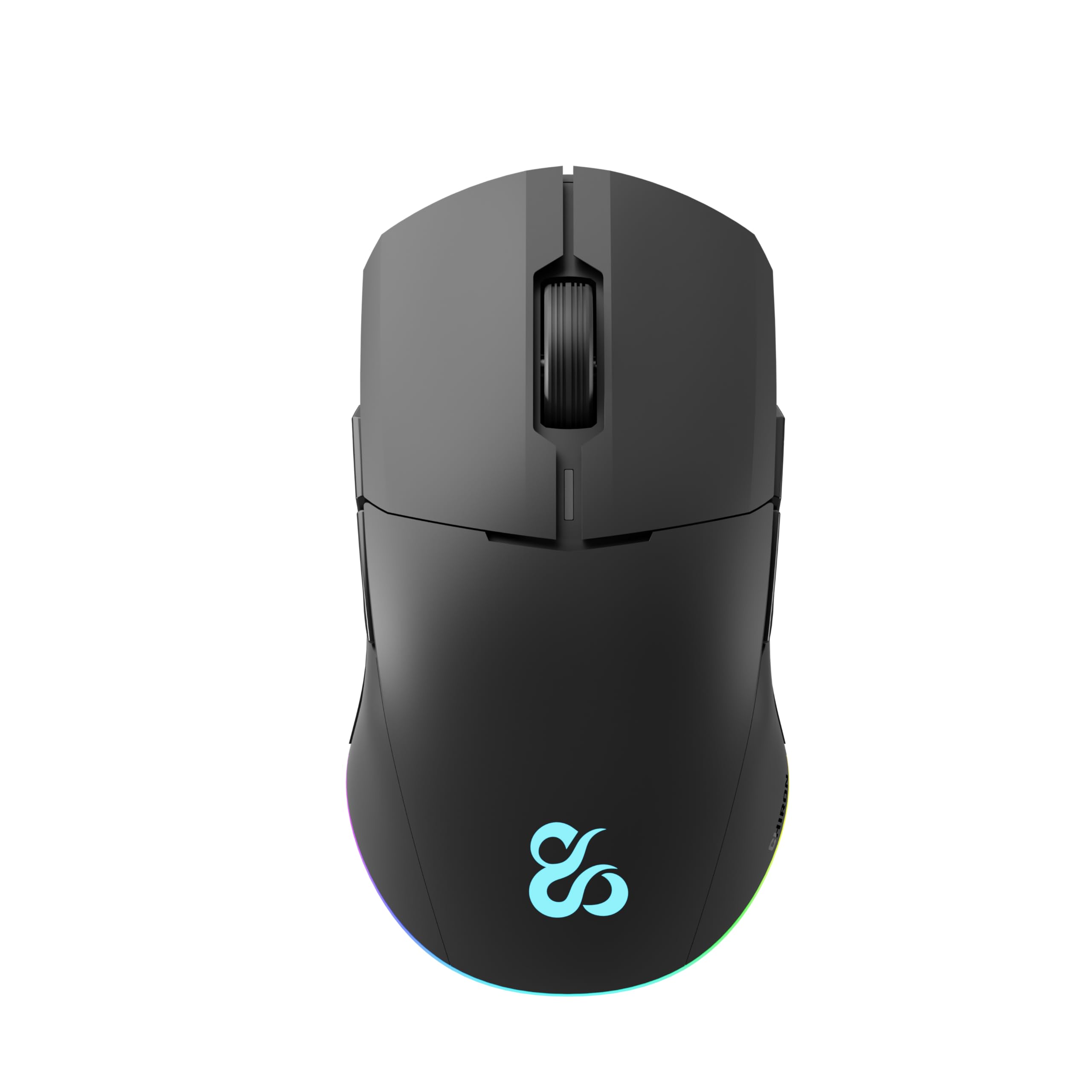 NEWSKILL Chiron Pro Wireless ratón Gaming RGB inalámbrico ambidiestro 16000DPI 8 Botones Sensor PAW3335 Negro