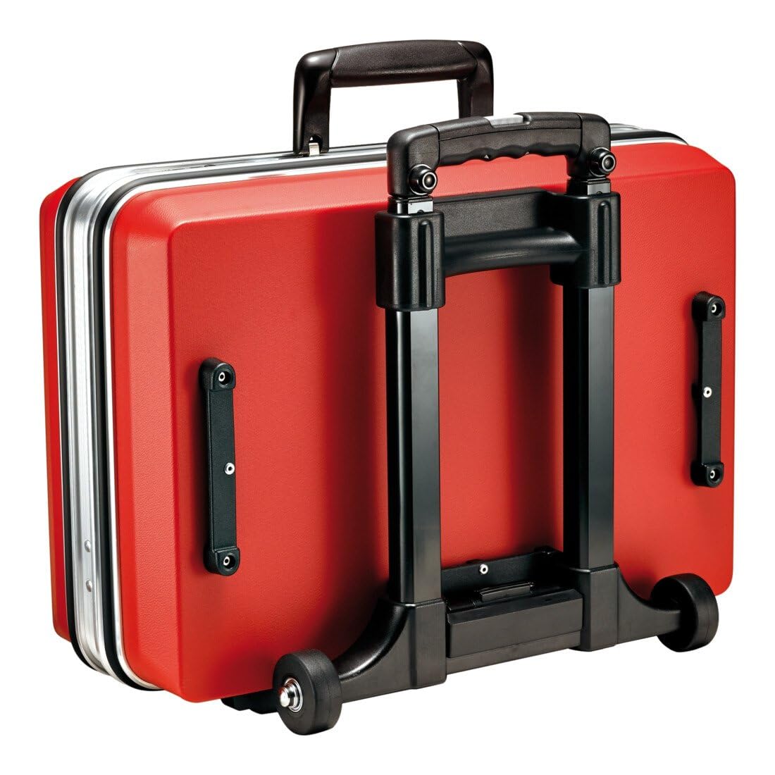 STAHLWILLE 13300 VDE | VDE Werkzeug Set 48-tlg. im robusten Werkzeugkoffer (mobiler Werkezugtrolley) | Knarre, Steckschlüsseleinsätz, Schraubendreher, Zangen | Made in Germany