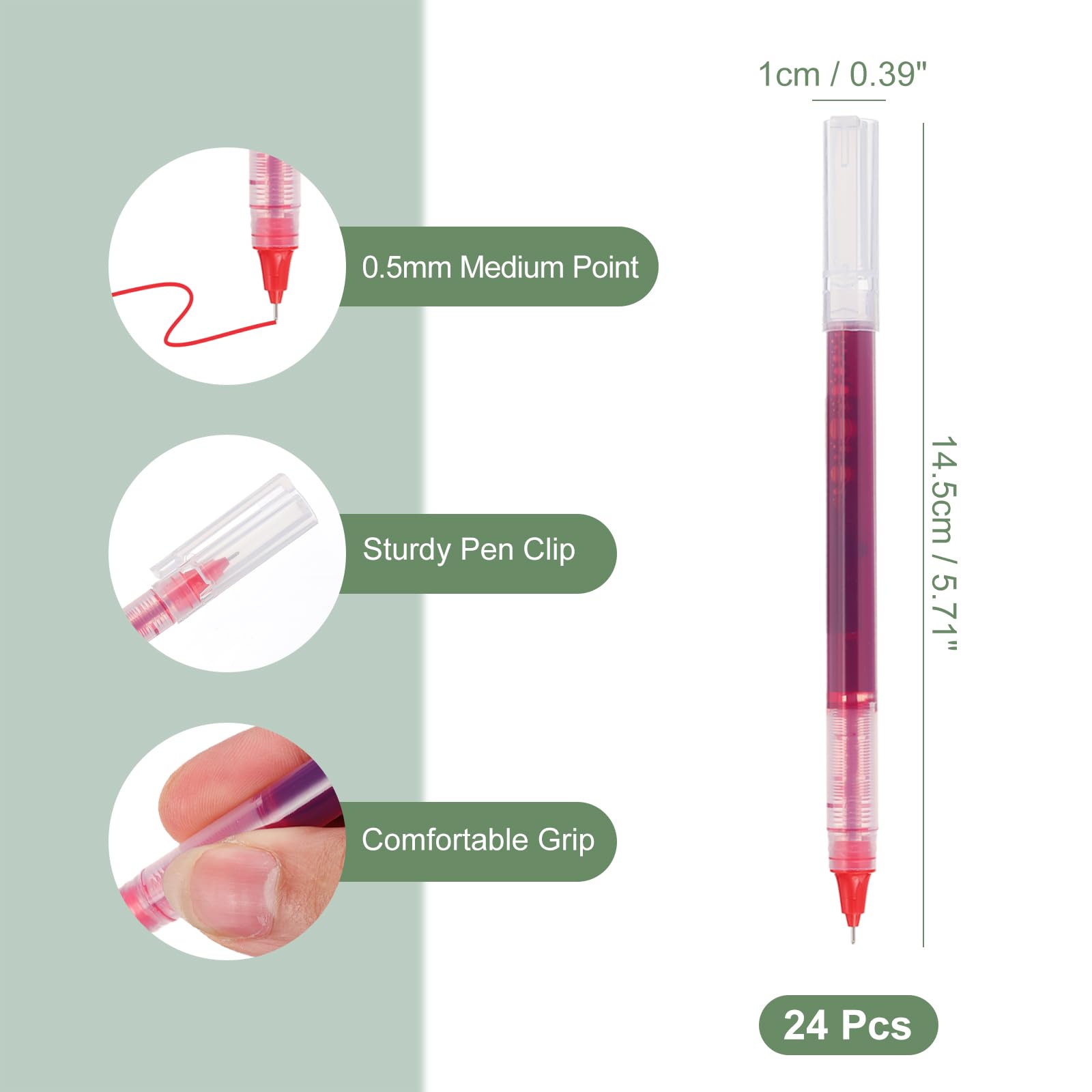 M&G Gel Pen Medium Point 0.5mm - Image 2