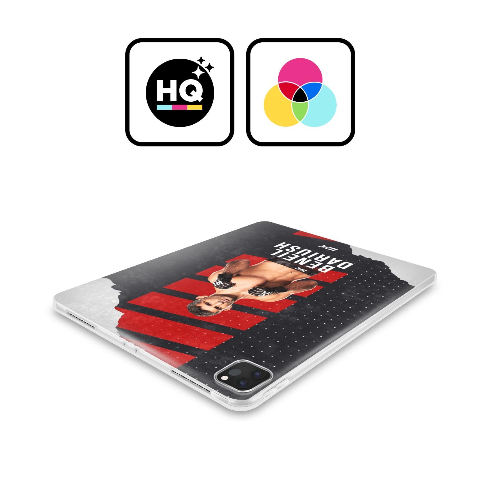 Head Case Designs Officially Licensed UFC Fight Card Beneil Dariush Soft Gel Case Compatible with Samsung Galaxy Tab S8 Ultra