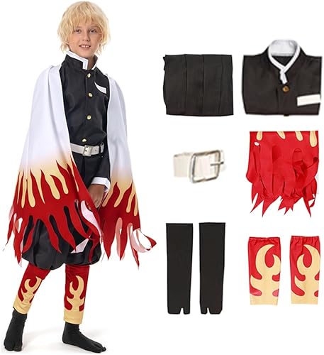 Seaehey Disfraz de kimono japonés de Tanjiro Kamado Nezuko Giyuu para niños