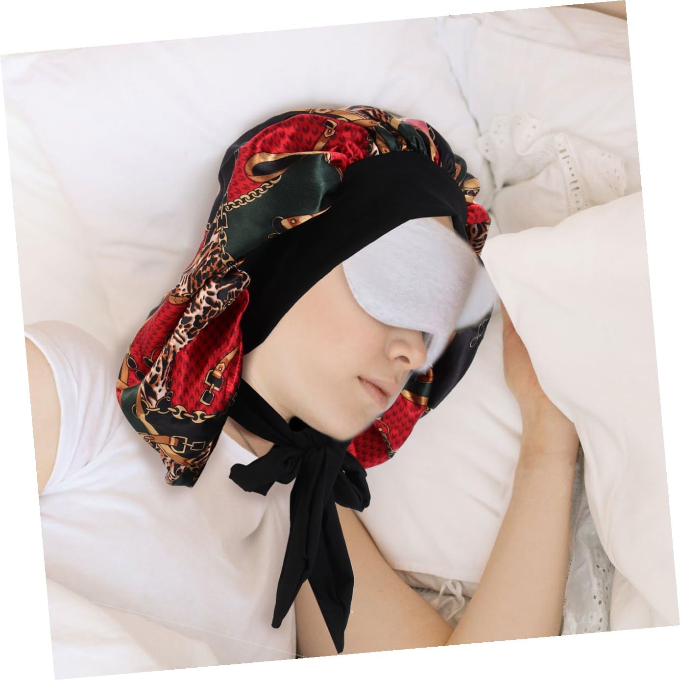 Beaupretty 3piezas Gorro Para Mujeres Gorro De Baño Práctico y Reutilizable Para Pelo y Rizado Cumpleaños y Festividades Color Cadena Roja