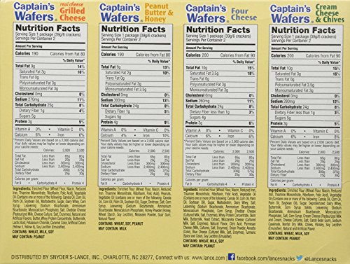 Lance, Captains Wafer Crackers, Variety Pack, 11Oz Tray (Pack Of 3) #TOP1