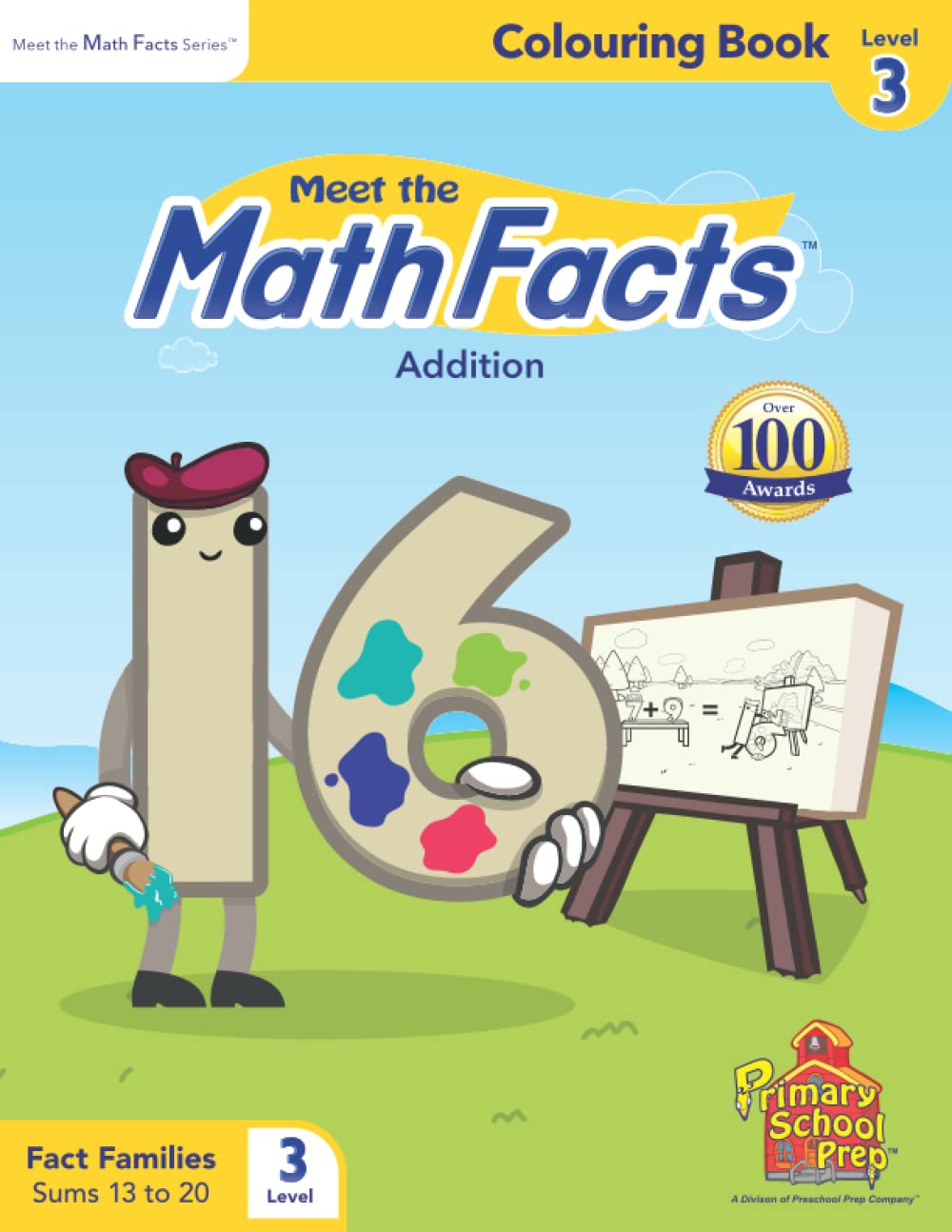Meet the Math Facts - Addition Level 3 Colouring Book