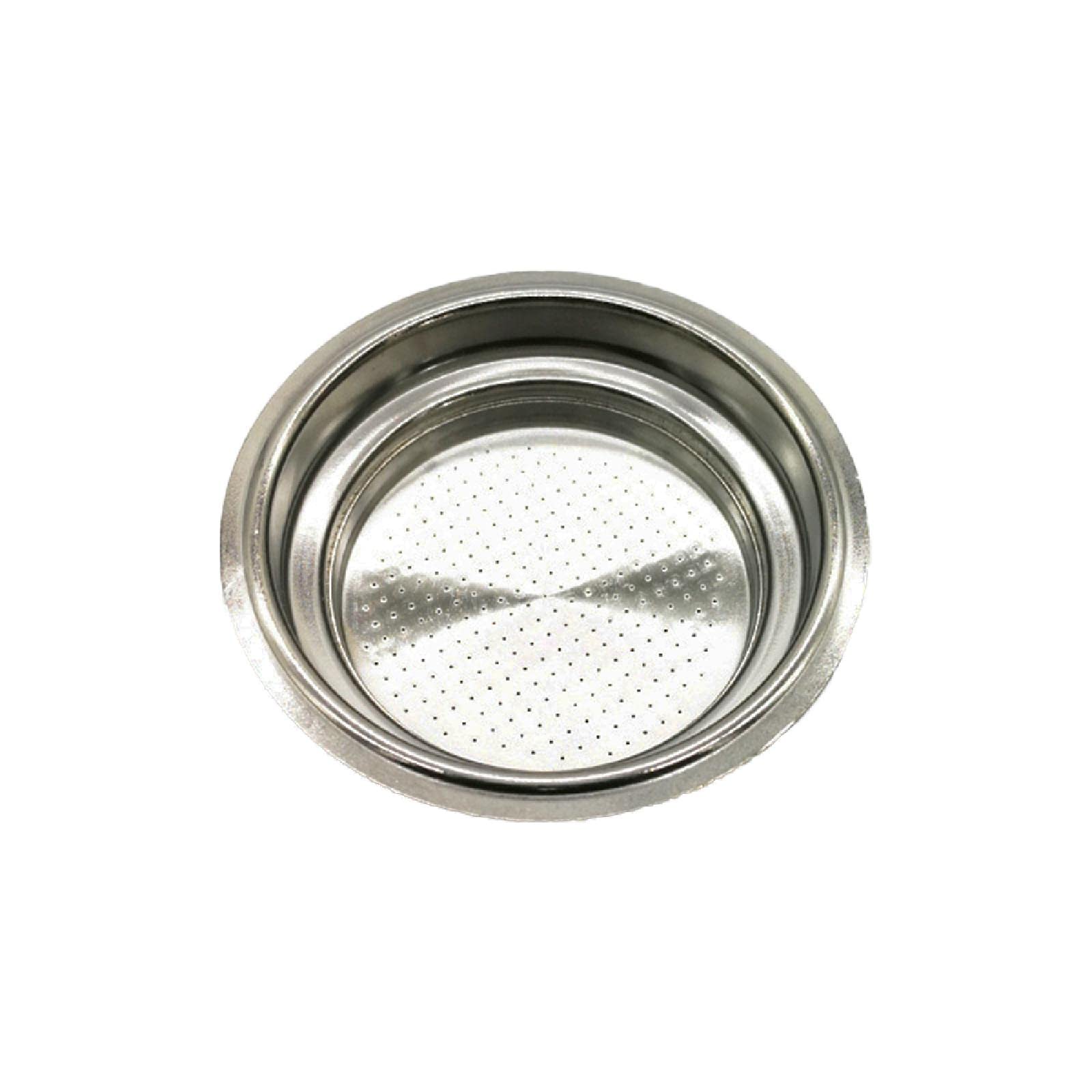 52mm Coffee Filter Basket Silver Stainless Steel Strainer, 1 Cup Pressurized Filter Basket Espresso Filter Basket for Portafilter Coffee Machine for EUPA 1817 1819 Gustino 3PCS