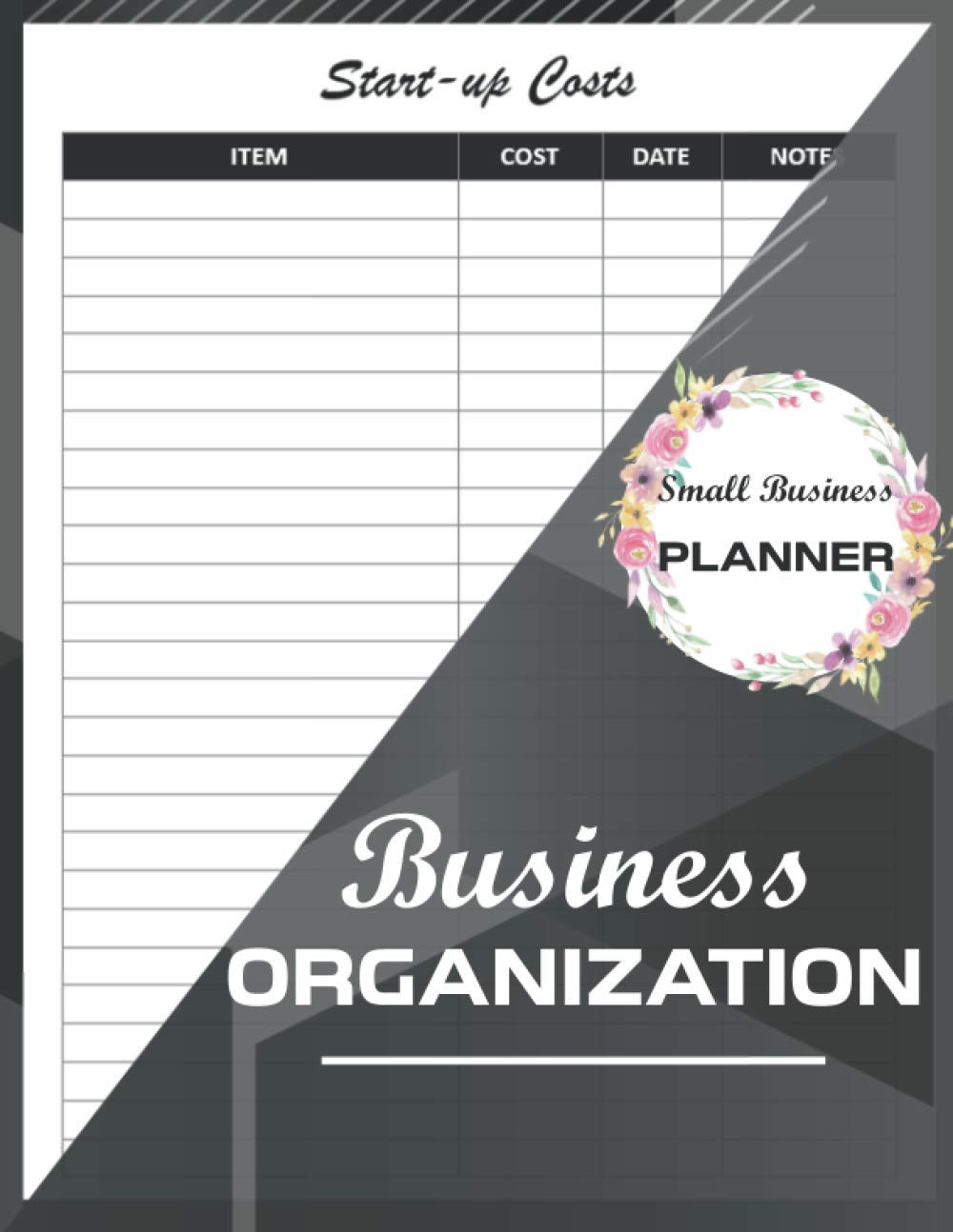Business Organization: Small Business Planner Start-up Cost Tracking Inventory Log Sale Tracker For Direct Selling And Online Business