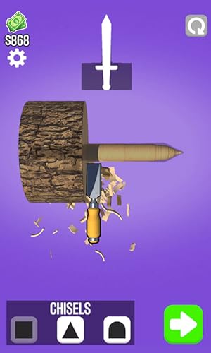 Wood Cutter! Pottery - Shapes Carving Puzzle