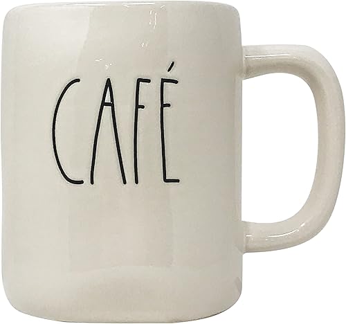 Rae Dunn Tazas de café y té de cerámica (café)