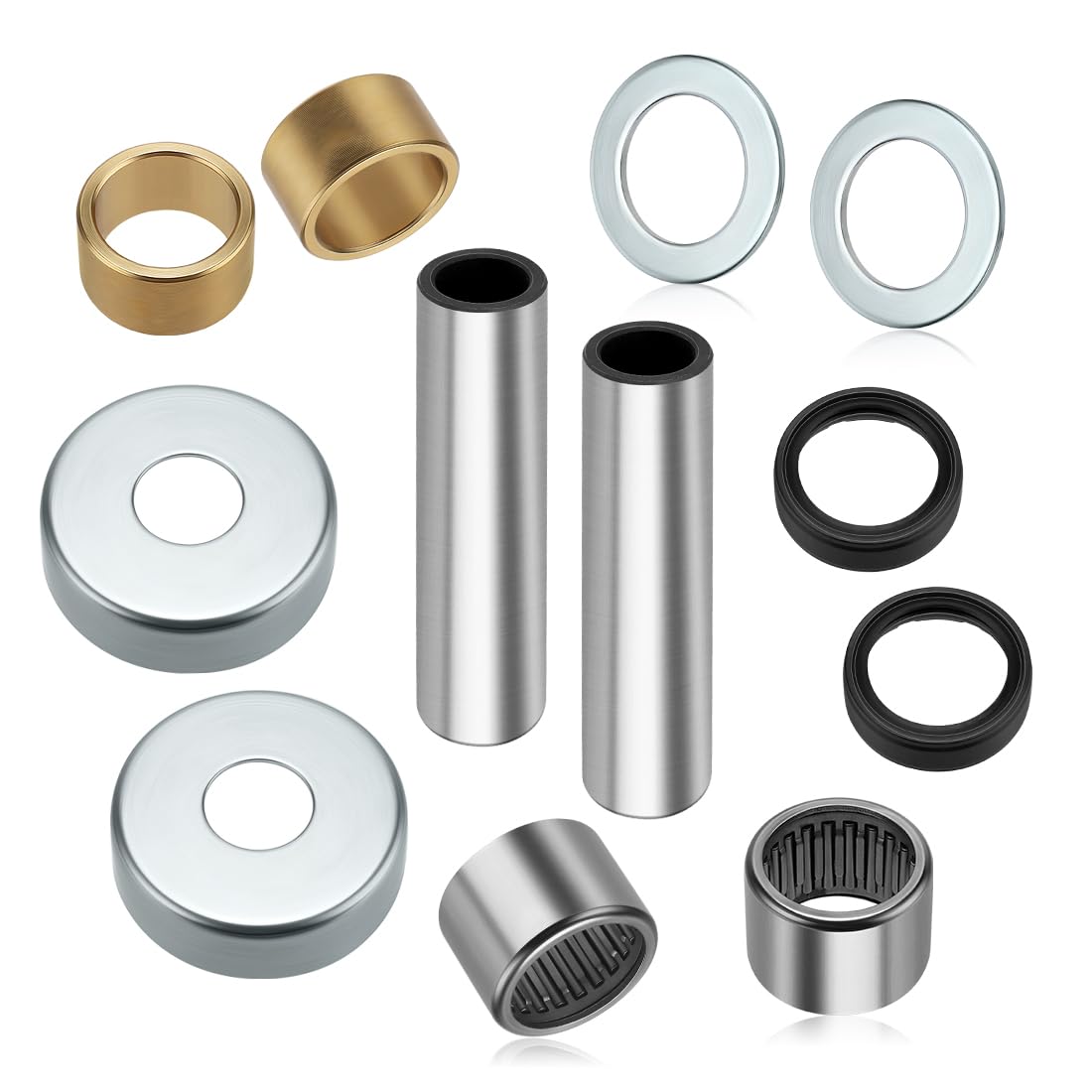 Kit de reconstrucción de rodamiento de brazo oscilante, sello y tapa para Yama-ha YFZ450 2004-2013, YFZ450 Bill Balance Edition 2006-2007, YFZ450 SE 2007-2008