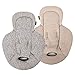 Ukje - Inserto reversible para bebés, hamaca reductora compatible con Mamaroo y Rockaroo, algodón orgánico, leopardo beige
