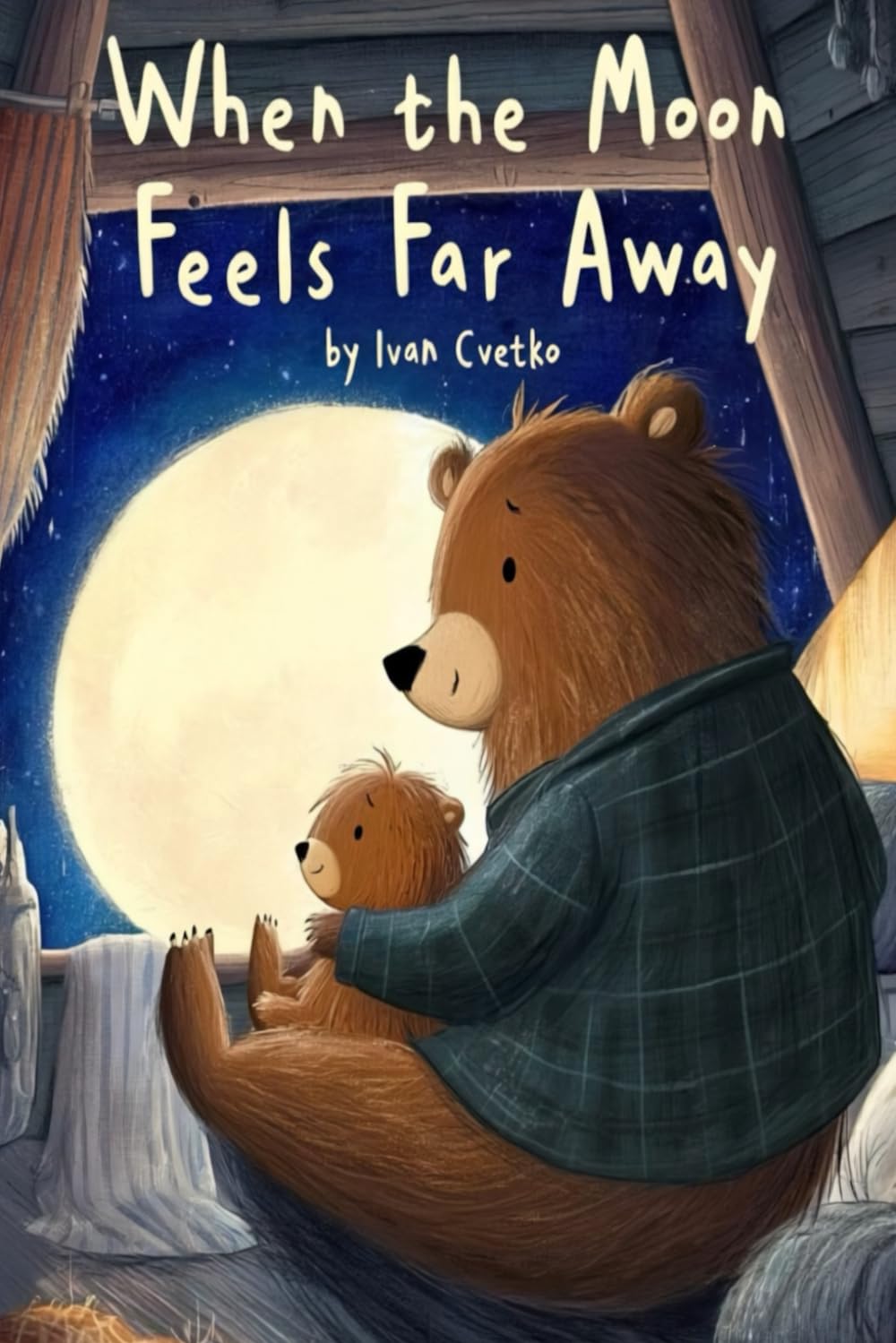 When the Moon Feels Far Away: A Gentle Bedtime Story About Wonder, Comfort, and Feeling Small but Safe (The Cozy Love Collection)