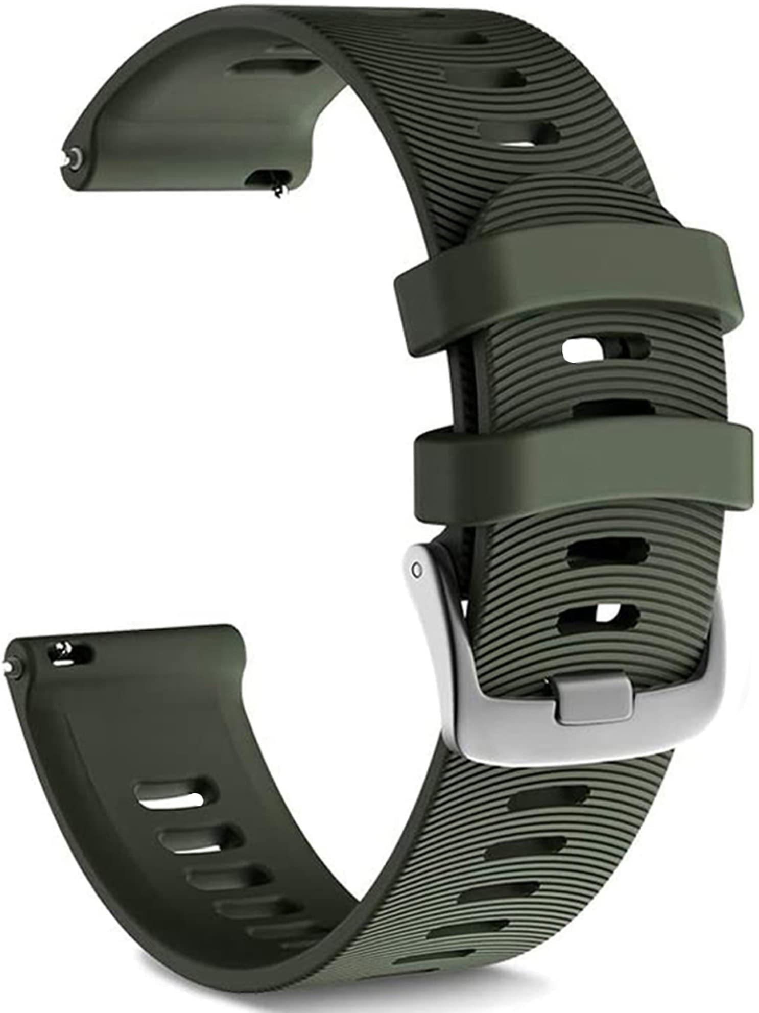 Zitel Bands Compatible with Garmin Forerunner 165/165 Music, 245/245 Music, 645/645 Music, 55/158, Vivoactive 6/5/3/3S, Venu Sq/Sq 2, Venu 2 Plus - 20mm Straps