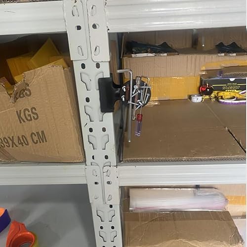 Miniatura 7 de 2 abrazaderas de resorte para telón de fondo con clips magnéticos, organizador de herramientas magnético para garaje, abrazadera magnética versátil