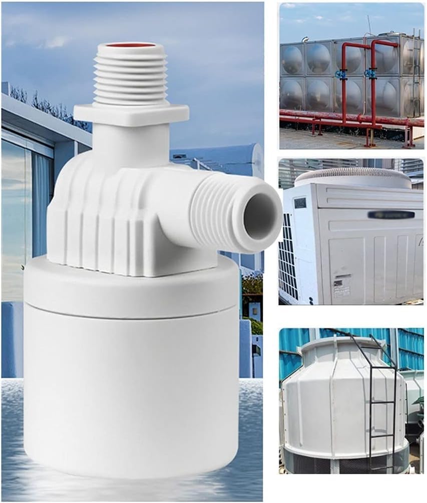 Filtro de bomba de agua, filtro de tubería, válvula de flotador de plástico y filtro, válvula de control de nivel de agua automática de entrada lateral incorporada de 1/2" 3/4" 1"+ filtro de bomba de