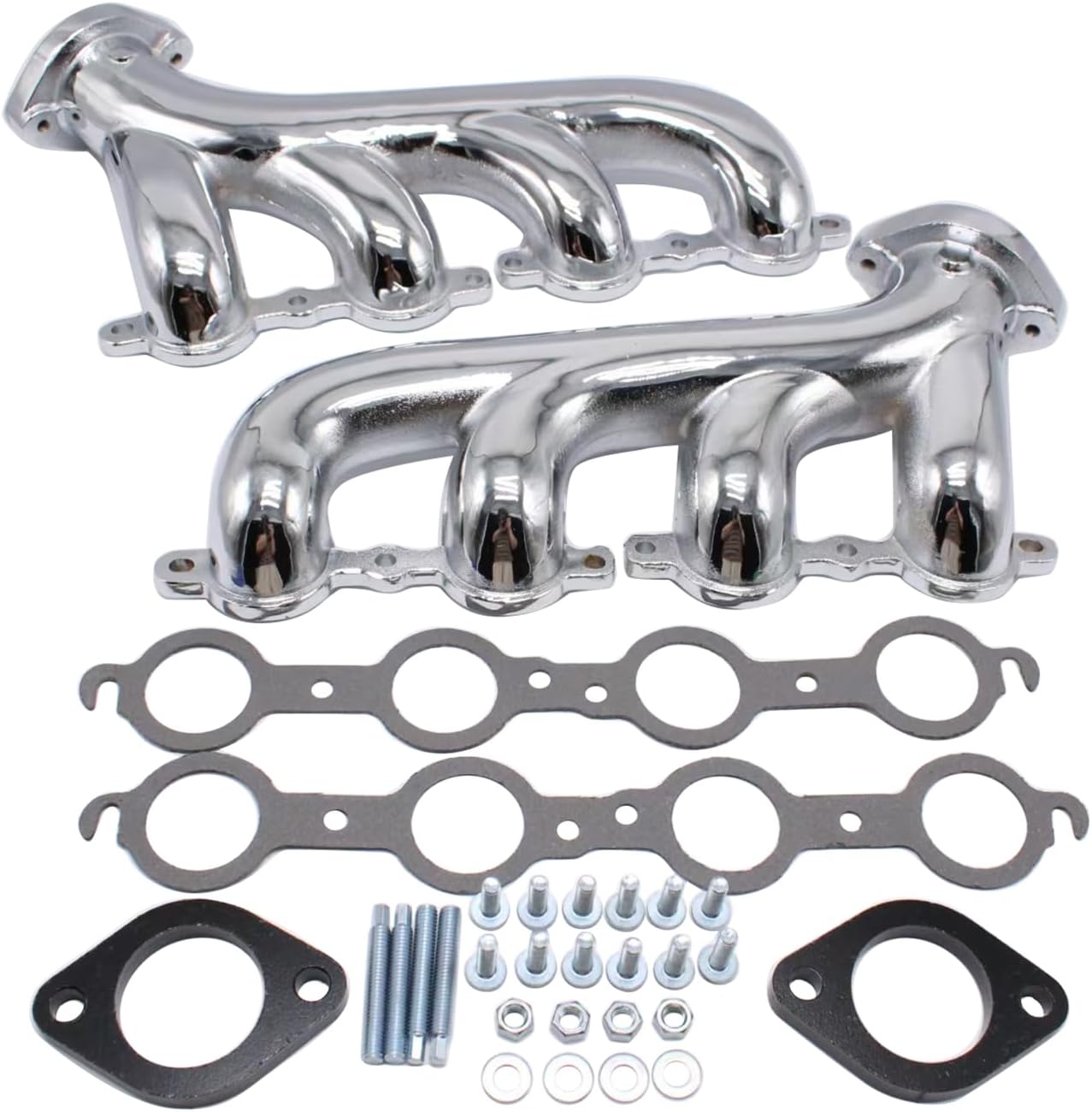 1 Set SHLPDFM Chrome Polished Silver