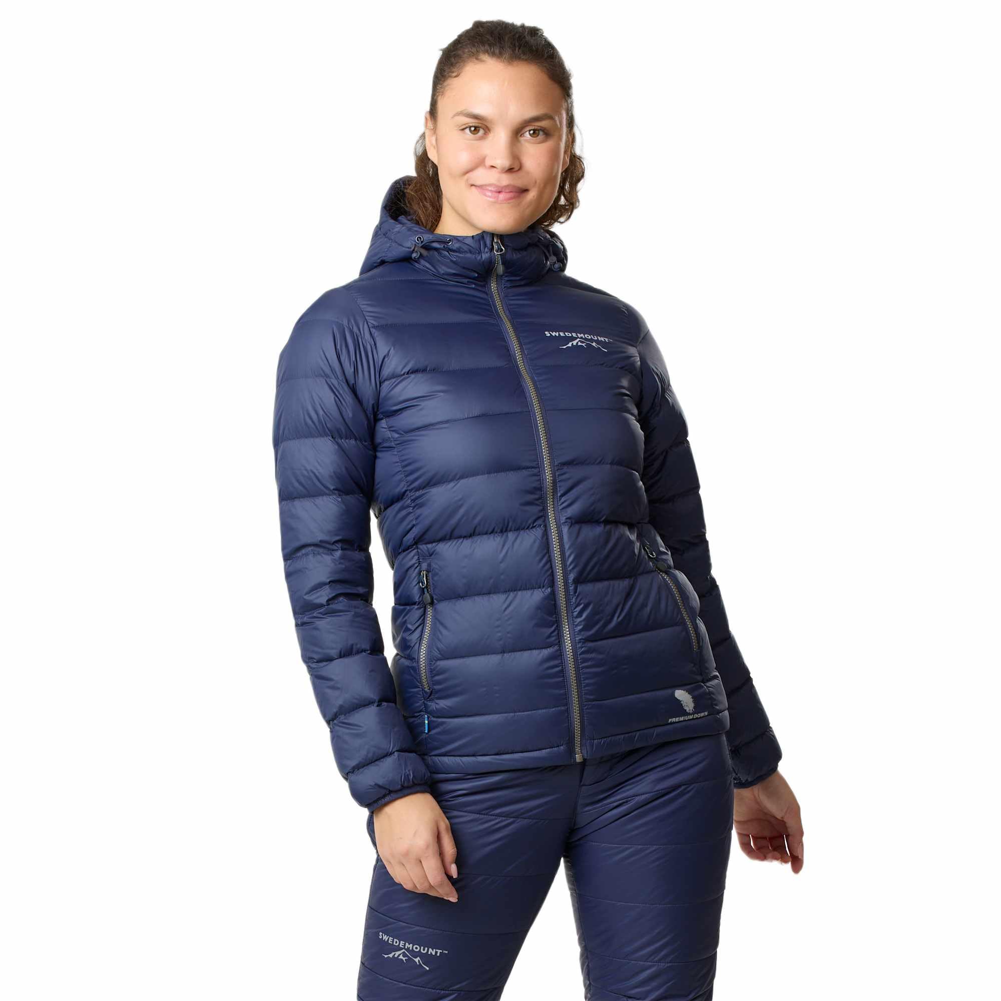 Swedemount Piumino Östersund 2.0 – leggero isolamento comprimibile con cerniera YKK Vislon per escursioni e tempo libero da donna