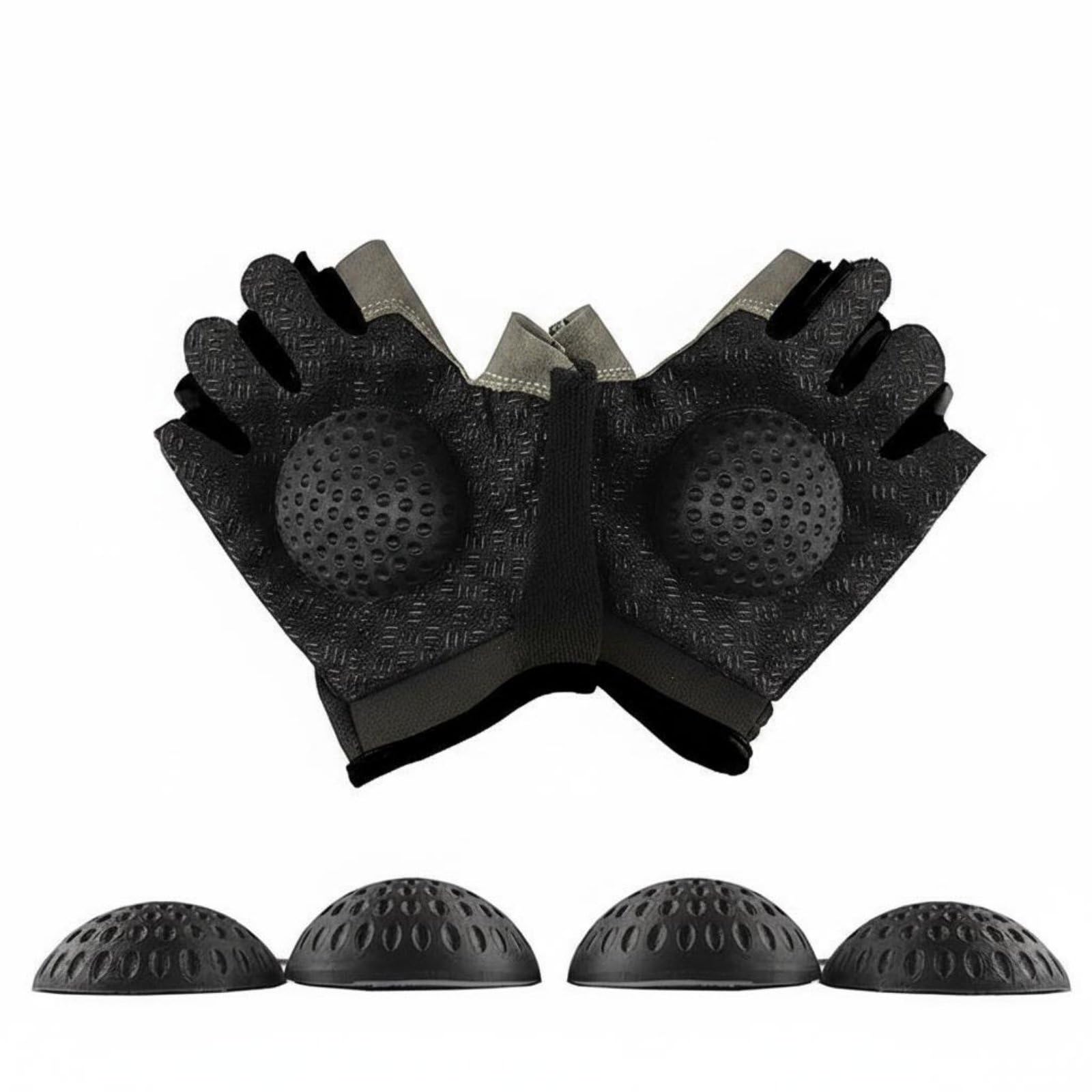 Anti-Slip Grip Basketball Control Glove Ergonomic Design Dribbling Glove Wear-Resistant Sports Training Gear, Black, Adult-image-29