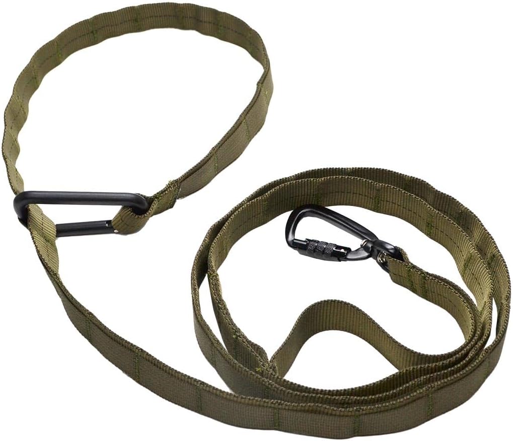 Peak by Ray Allen Trail Leash, Hands-Free Dog Walking (Black)