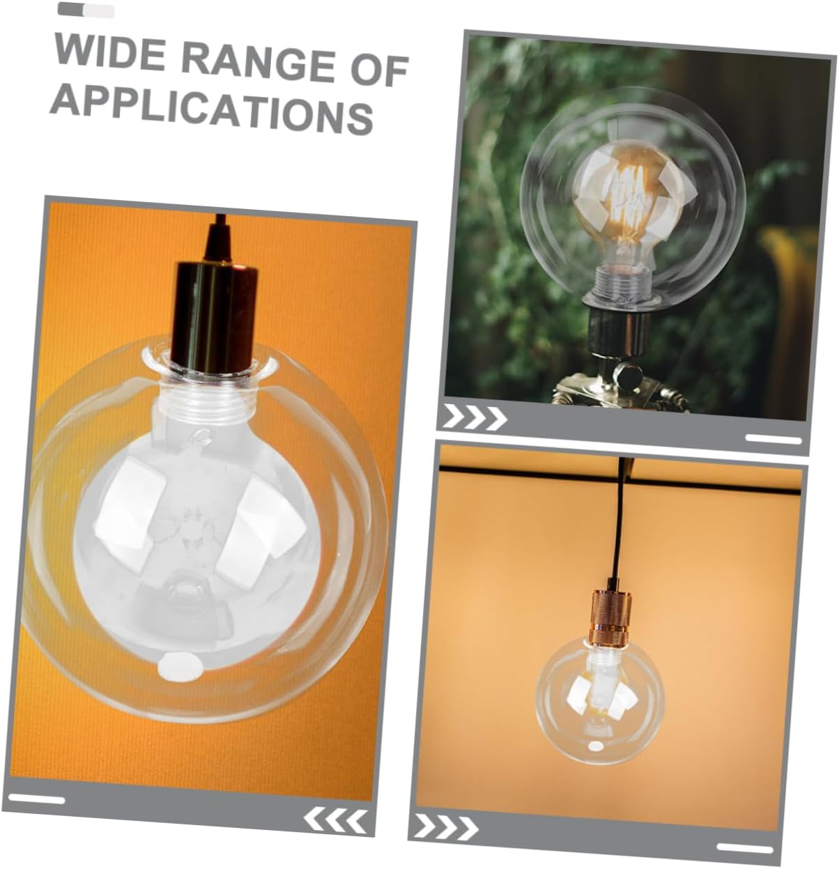 Ceiling Glass Lampshade Globe Design Easy to Install Light Cover for Home Decoration Diameter Bulb Compatible for Creating Warm Atmosphere