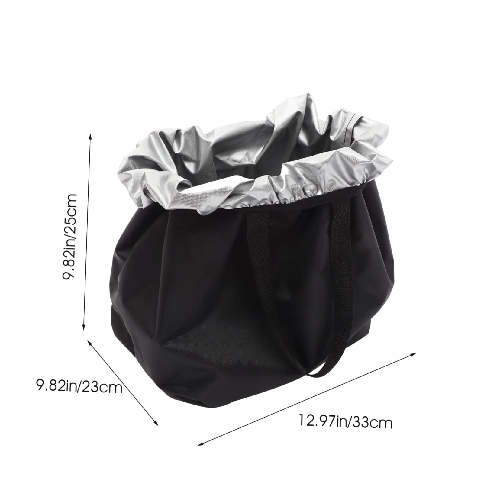 MUSISALY Professional Outdoor Bike Basket Cover Oxford Cloth Storage Pouch Durable Rain Protection for Front and Rear Baskets Essential Bike Accessory for All Cyclists