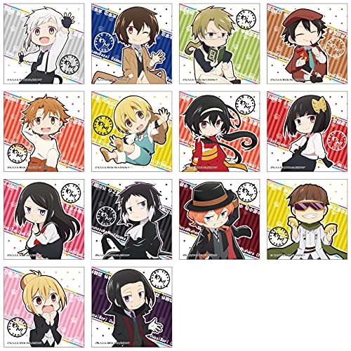 ワイライン 文豪ストレイドッグスわん トレーディングぷちキャンバスコレクション キャンバス/約H65mm×W65mm イーゼル/約H115mm×W70m 紙 木材14個入りBOX