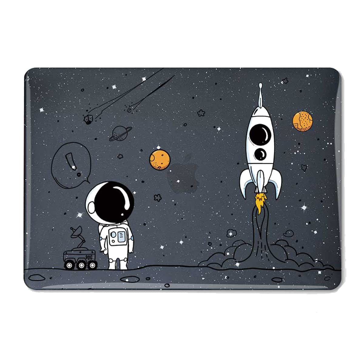 Case Compatible with MacBook Pro 15 inch 2019 2018 2017 2016 Release A1990 A1707 with Touch Bar, Protective Plastic Hard Shell Case & Keyboard Cover for MacBook Pro 15.4",Astronaut — view 2