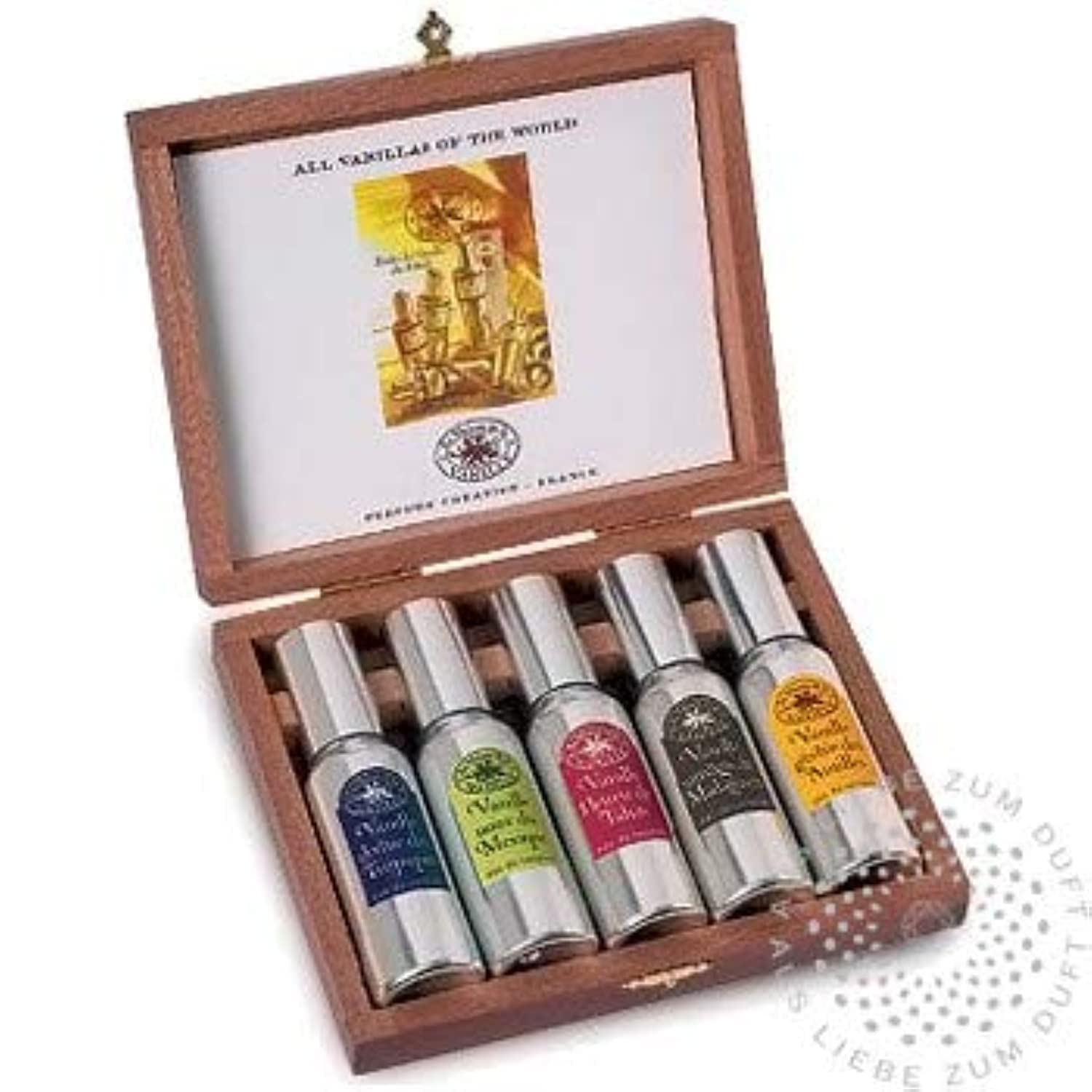 Wooden Box Set Parfum 5 x