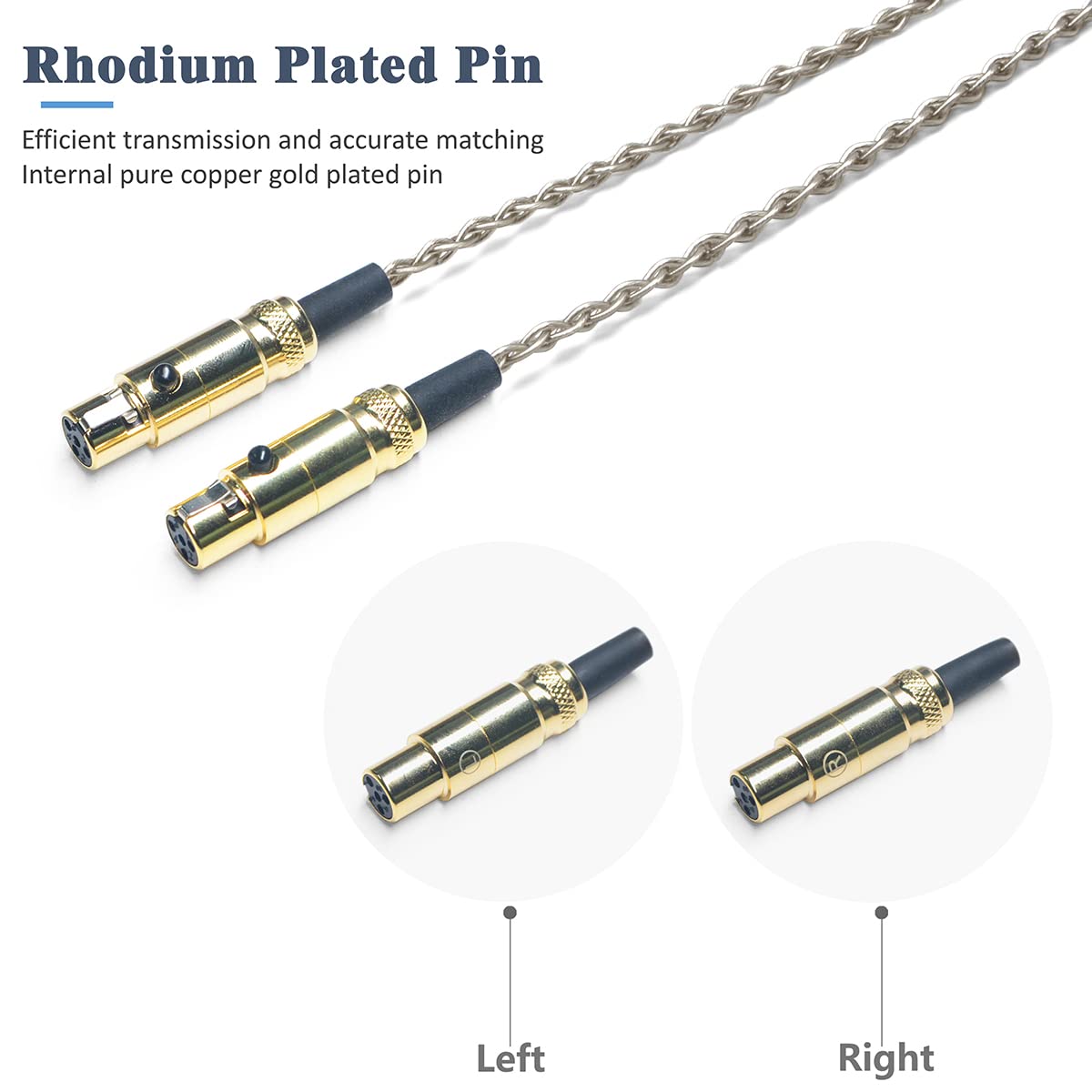 ヘッドホンケーブル 4.4mmプラグ GUCraftsman Amazon.com: GUCraftsman: HEADPHONE CABLE