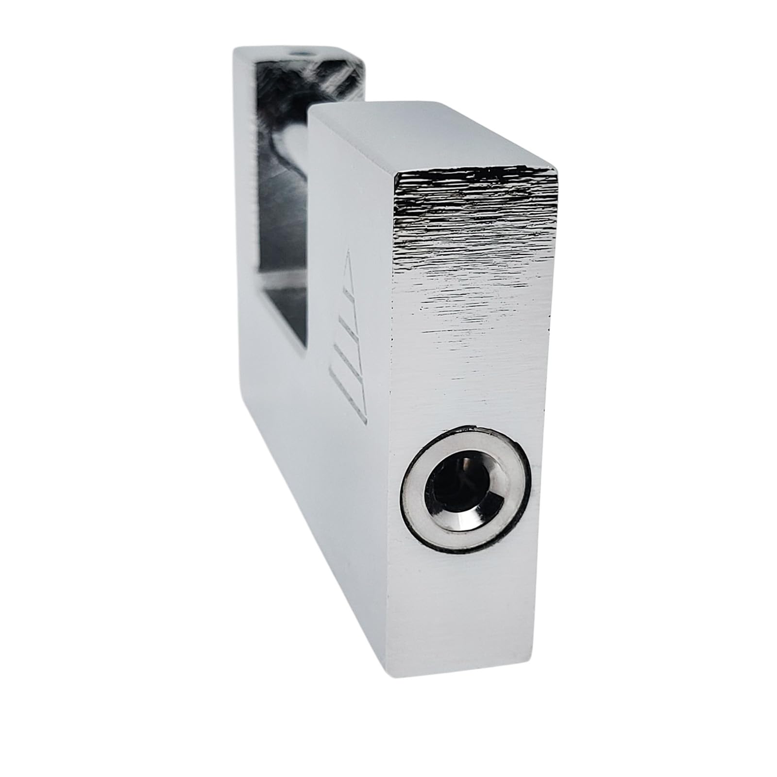 FAST WORLD SHOPPING - Lucchetto Corazzato Antiscasso 75 mm in Acciaio con 3 Chiavi – Lucchetto Alta Sicurezza per Moto, Cancello, Serranda e Garage – Catenaccio Blindato con Grillo 10 mm