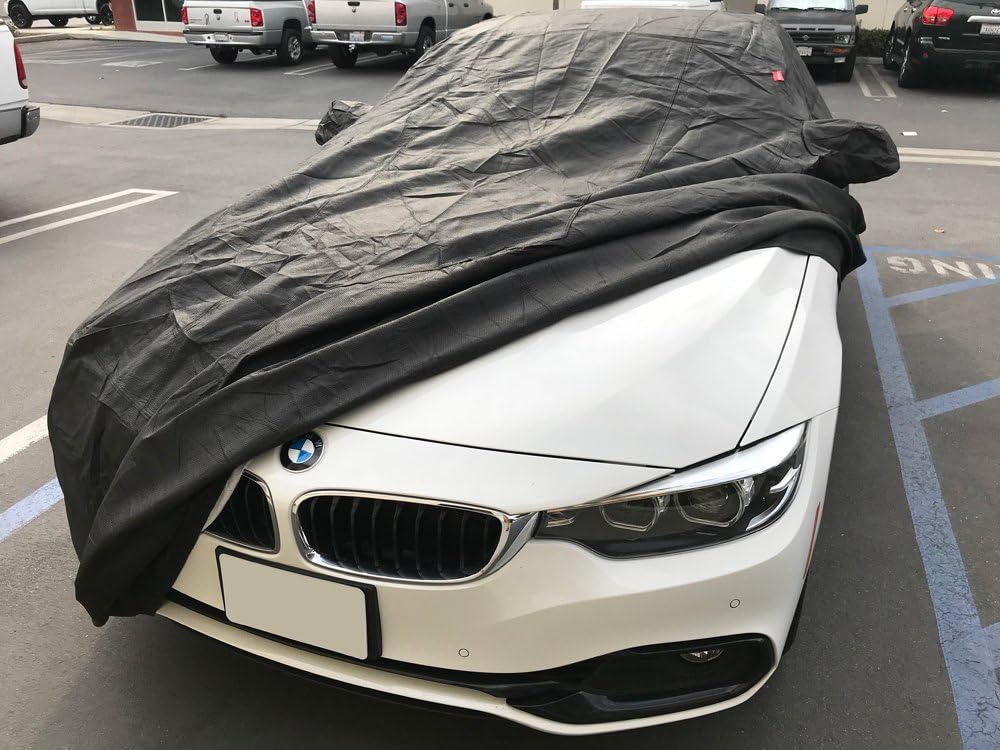 CarsCover Custom Fit 2014-2019 BMW M4 428i 430i 435i 440i Car Cover Heavy Duty All Weatherproof Ultrashield Black 428 430 435 440