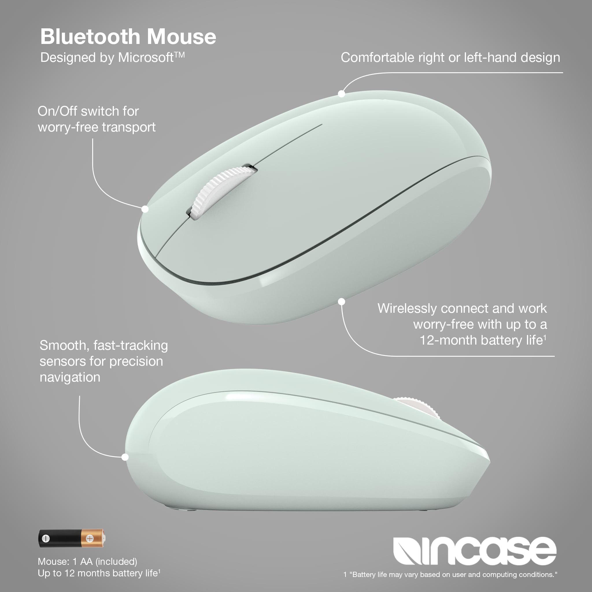 Amazon.com: Incase Bluetooth Mouse - Designed by Microsoft