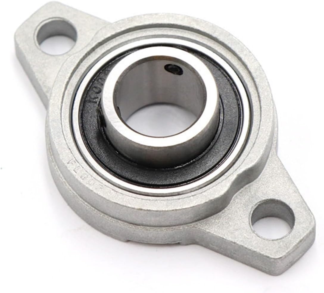 Bearing Shaft Pillow Block Housing Zinc Alloy 10mm 8mm Kfl08 Kp08 Kfl000 Kp000 Kfl001 Kp001 Steel 12mm High Ra 0.05 Mounted (Size : Kfl001 12mm)