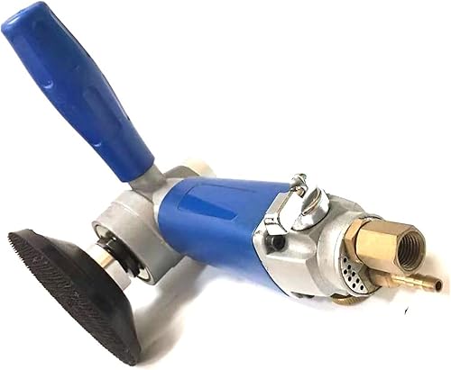 Miniatura 6 de Wet PolisherGrinder Air Wet PolisherGrinder, 4" Pneumatic Water Sander 4500Rpm WetDry Polishing Pads For GraniteConcreteMarbleStones Rear Air for