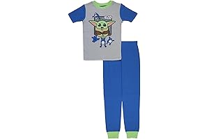 Boys' Snug-Fit Mandalorian Pajamas for Sleep and Play