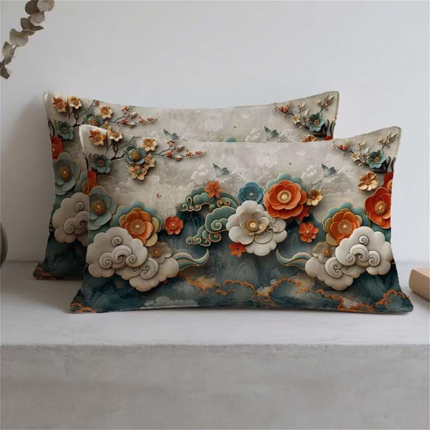 Decoration maison pillow case rectangulaire pour grand coussin de jardin
