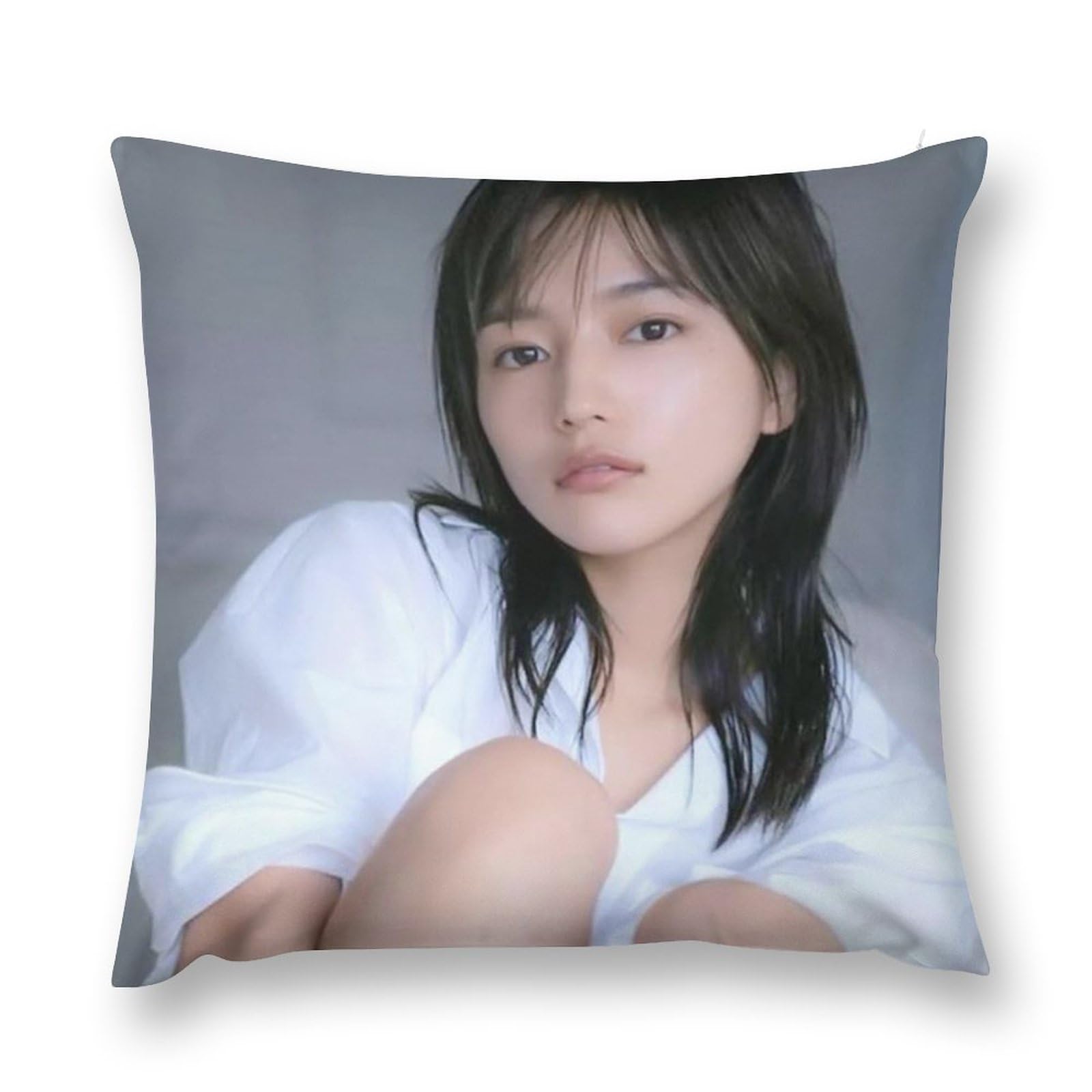 Amazon｜For 川口春奈 枕カバー ク ッションカバー 正方形の枕の袖