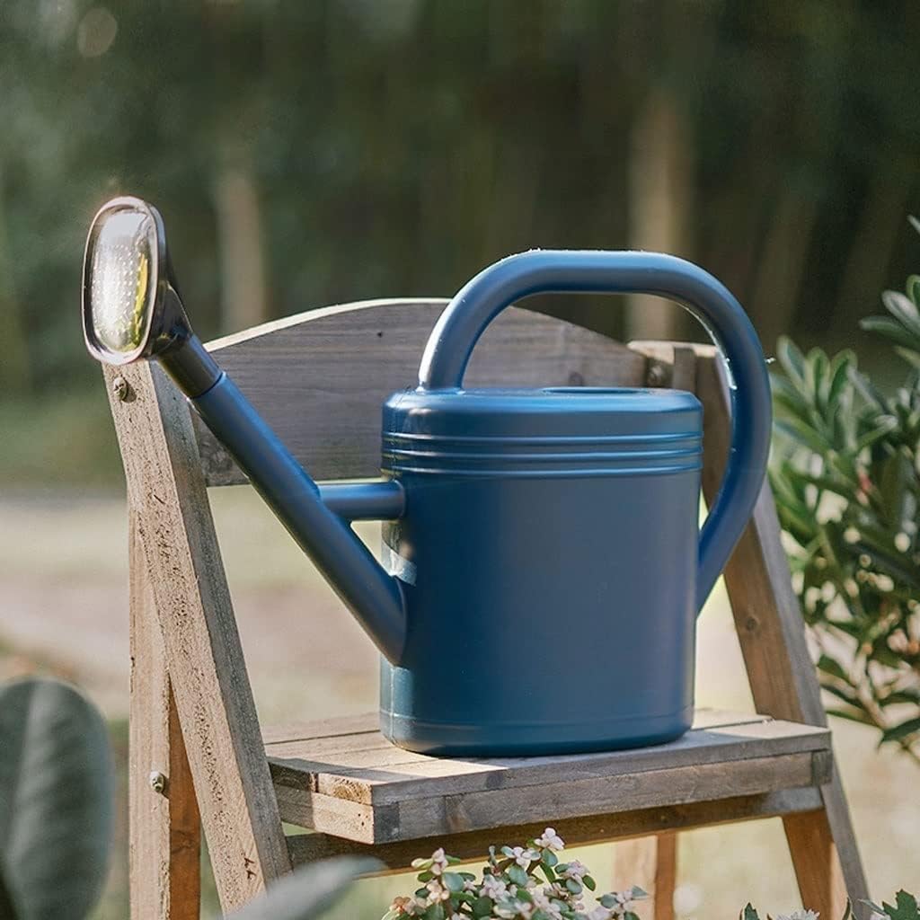 Watering Can Watering Can,Watering Can for Garden, Detachable Shower Rose Head Long Spout Water Can for Indoor and Outdoor (3L, Green,Blue) Decorative Watering Can(B)