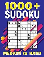 Vista 1 de 1000+ Sudoku Puzzles for Adults Medium to Hard with Solutions