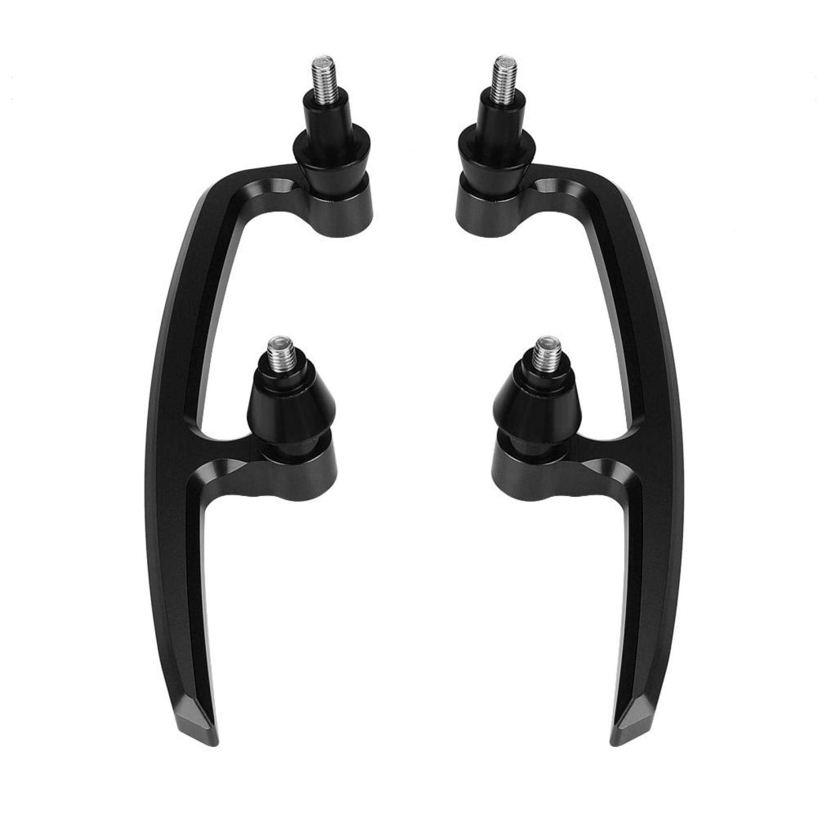 Kit De Rail De Siège De Barre D'appui Arrière De Passager De Moto En Aluminium CNC Pour Kawasaki Z650 17 18 Noir 90512022